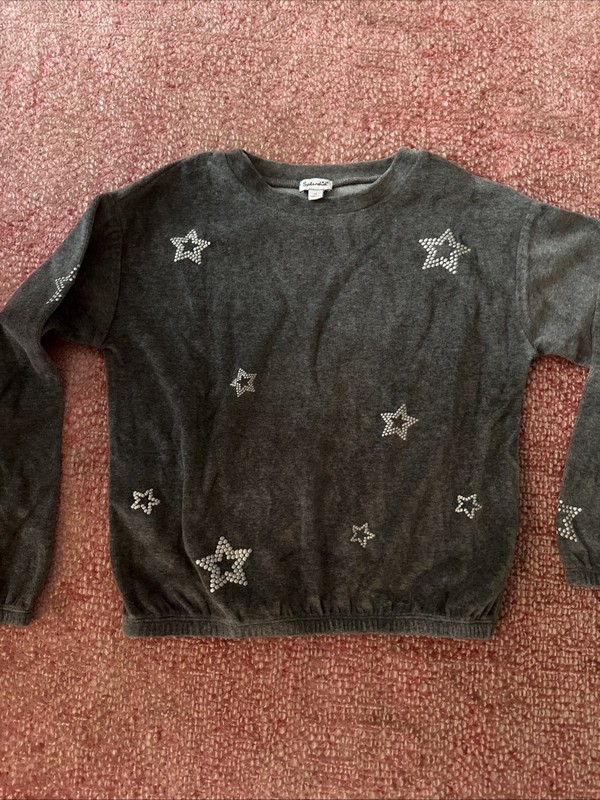 Splendid Girls 14 Extra Soft Sweatshirt Grey