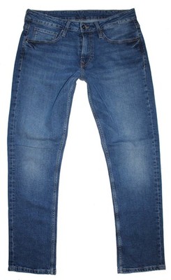 Pepe London Herren Jeans Hose CASH Regular Straight Stretch W32 L32 blau *