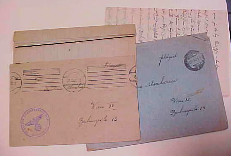 GERMAN COVERS WITH LETTERS  X2 FELDPOST 39371 in 1942
