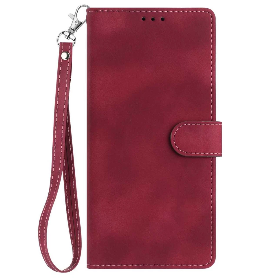 Skin Leather Wallet Phone Case for Infinix Tecno Spark 20 Pova Sony TCL 403 ZTE - Image 3 of 4