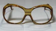 Vintage MARWITZ Oversized Amber Frames NOS West Germany 60-16B Mod 8049 1970s