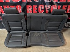 2015-2019 Chevy Silverado Gmc Sierra Hd Black Leather Double Cab Rear Seat