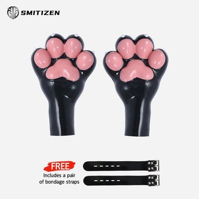 Smitizen Black Silicone Vacuum Open Paws with Pads Monster Costumes Accessory