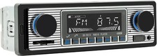Classic Single Din Car Radio with Bluetooth, Car Stereo FM Radio Receiver, Hands
