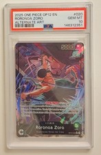 PSA 10 Roronoa Zoro OP12-020 One Piece Legacy of the Master OP12 Alternate Art