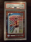 Jayden Daniels 2024 Donruss #389 Optic Preview Red Wave Rated Rookie PSA 9 Mint