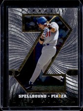 1997 Pinnacle New Mike Piazza Spellbound #4MP Dodgers