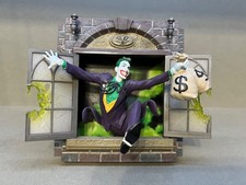 Joker window diorama, DC statue maquette, boxed.