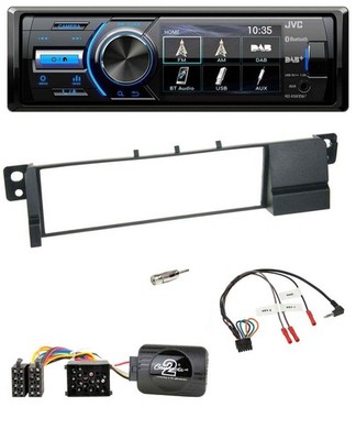 JVC Bluetooth Steering Wheel USB DAB Car Stereo for BMW 3 Series E46 (98-07)