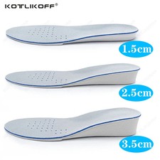 Invisible Height Increased Insoles Breathable Lightweight Heel Lifting Inserts L