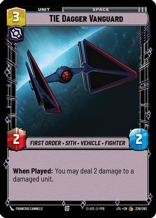 TIE Dagger Vanguard (239/262) - Common Near Mint - Picture 1 of 1