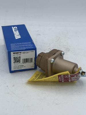 #ad Watts Brass amp; Tubular 174A 030 3 4 In ASME Pressure Safety Relief Valve USA $90.99