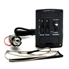 UK UK-300T Ukulele Chitarra Piezo Pickup 2 Bande EQ con Accordatore LED Preamp Pickup