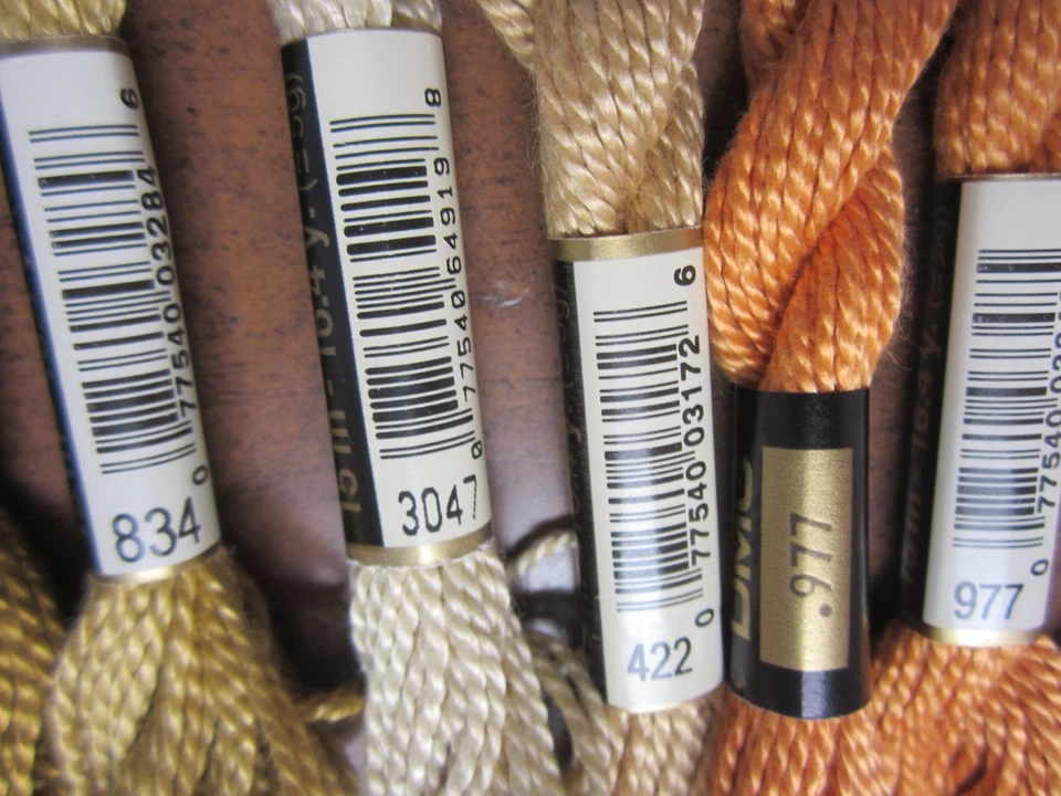 DMC Cotton Perle #3 "Neutrals"   Skeins  Embroidery Floss Thread 15.4 yards - Image 3 of 3