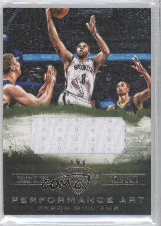 2013 Panini Court Kings Performance Art Memorabilia /150 Deron Williams #27 0q0