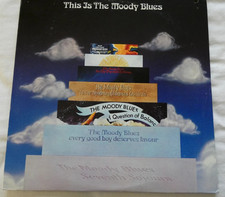 1974 MOODY BLUES "THIS IS THE MOODY BLUES" THRESHOLD 2THS12/13  2LP EX GATEFOLD 