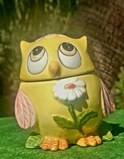 Wise Old Owl Fridge Baking Soda Freshener- Vintage-Lorrie Design- 1970's