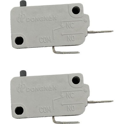 KW3A Microwave Oven Door Switch 16A 125/250V Door Interloc (2pack Normally Open)