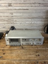 Hitachi D-E10 Stereo Cassette Tape Deck Recorder Powers On Faulty