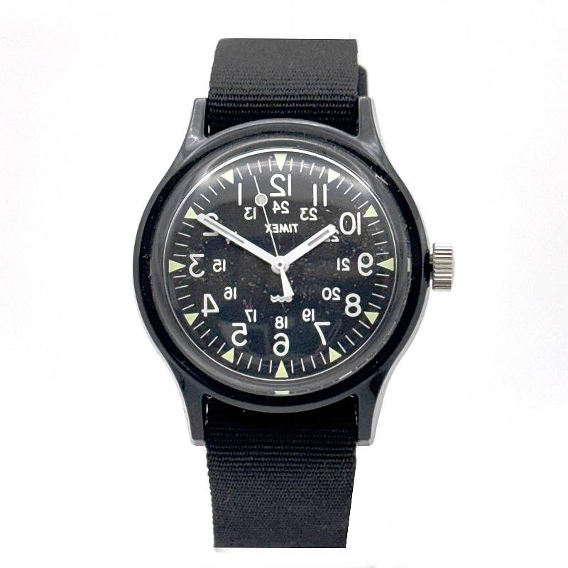 TIMEX TW2R56600 Beams x Engineered Garments Black Band "reverso" Camper Watch