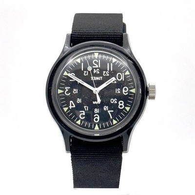 TIMEX TW2R56600 Beams x Engineered Garments Black Band ''reverso'' Camper Watch