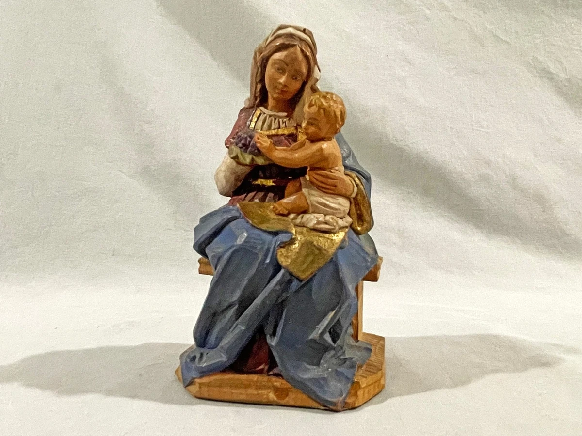 「売約済」聖母マリア像 Wood Carving by ANRI Italy Carved Madonna In Anri Collectibles for sale | eBay