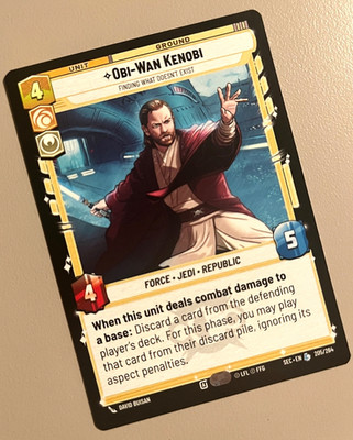 Star Wars Unlimited Secrets Of Power Obi-Wan Kenobi - Finding What Doesn't Exist