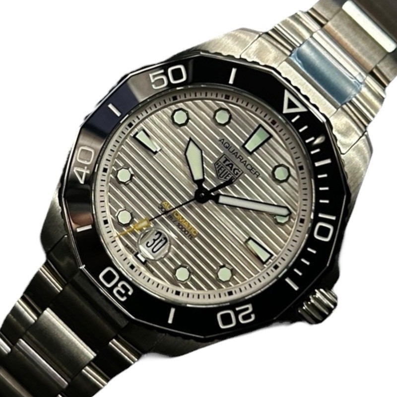 TAG Heuer Aquaracer Professional 300 Men's Stainless Steel Watch WPB201C BA0632 Pre-Owned