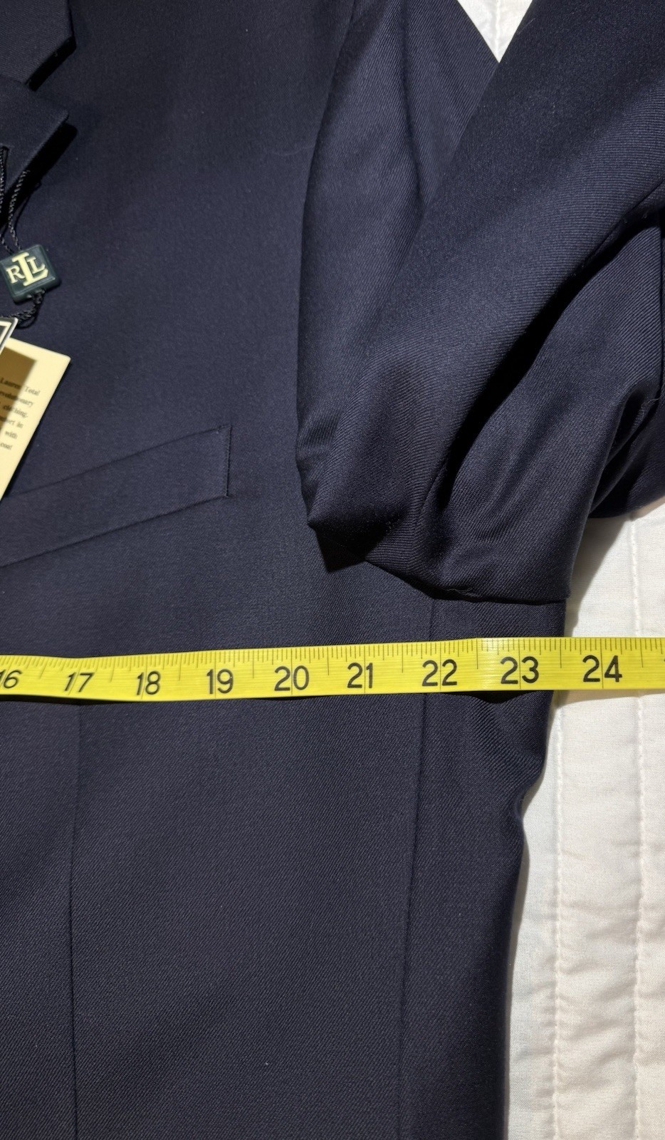 New Lauren Ralph Lauren Mens 44R Blue Wool Gold Button Blazer Sportscoat NWT thumbnail 14