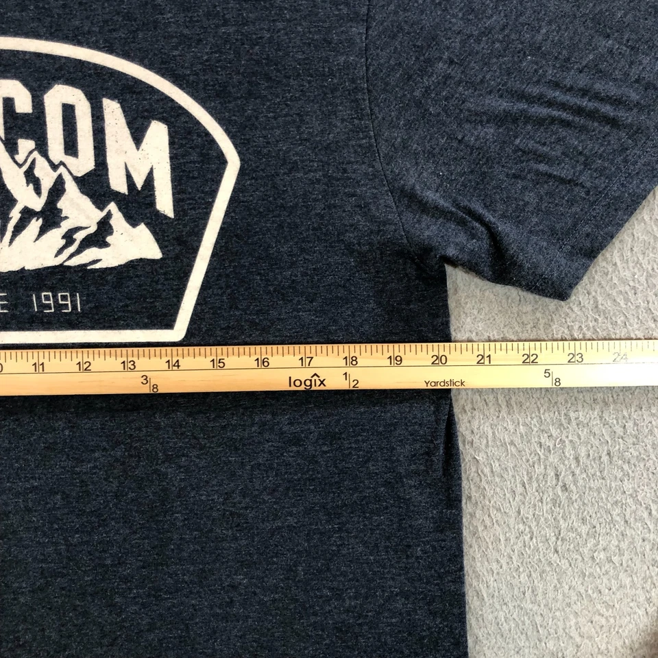 vtg volcom t shirt mens blue surf skate street - Image 3 of 4