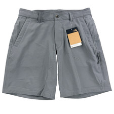 NWT Mens The North Face Rolling Sun Packable Shorts Flash Dry Gray Sz 32 Outdoor
