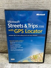 Microsoft Streets  Trips 2006 with GPS Locator 2 disc Clean Resurfaced discs