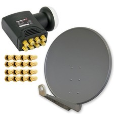PremiumX DELUXE SAT Anlage 8 Teilnehmer Satel...