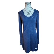Odd Molly Navy Blue Long Sleeve Dress Size Sm...