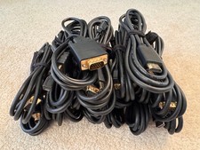 LOT OF 18 HDMI to VGA CABLES 6 FT. 10 w/ USB ...