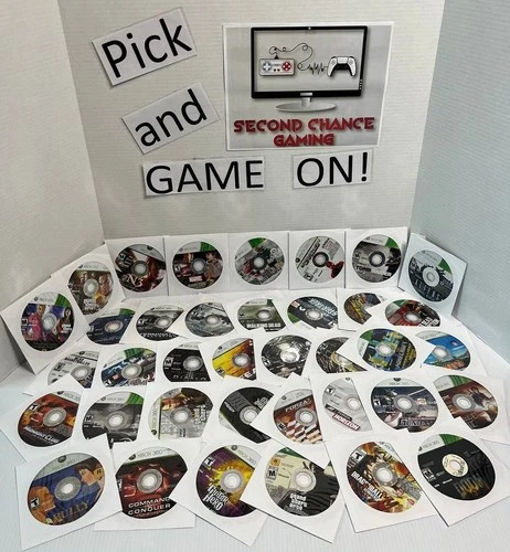 🕹 Xbox 360 Pick and Choose Game Lot - Buy More Save More - Resurfaced Free Ship