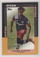 2021 Topps MLS Pitch Prodigies Gold /50 Moses Nyeman #128