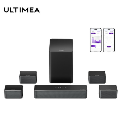 ULTIMEA 7.1 Soundbar mit Wireless Subwoofer Virtuelle Surround Sound System 410W