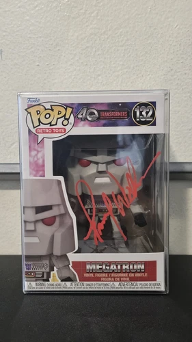 Hasbro Transformers Megatron Funko Pop #132 Signed By Frank Welker SWAU COA