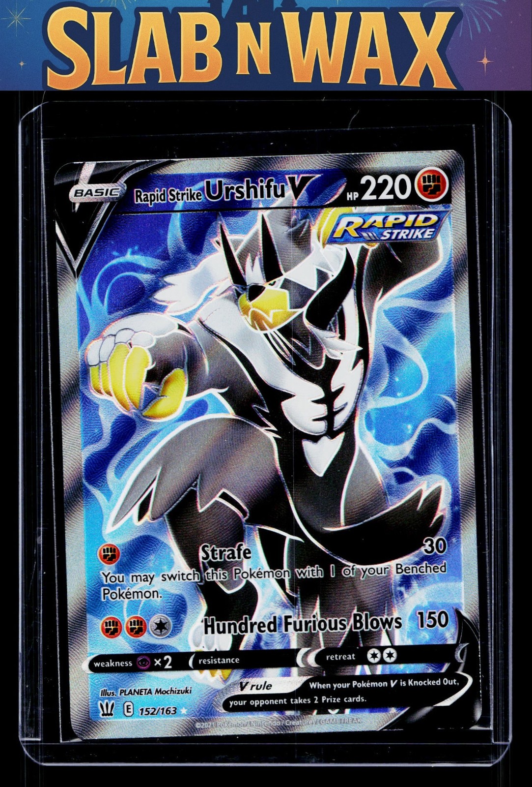 Pokemon tcg SWSH05: Battle Styles Rapid Strike Urshifu V (Full Art) #152/163