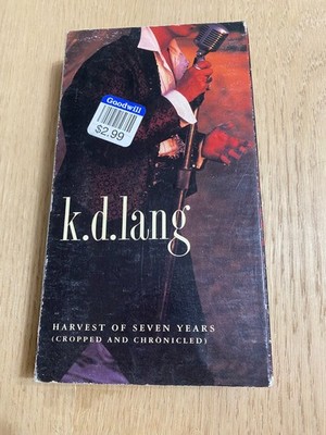 K.D. Lang - The Harvest of Seven Years Cropped & Chronicled VHS Music Video