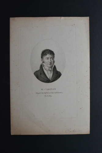 Bernard Cabanon, né à Cadix en 1766-1839, député de la Seine-Inférieure - Afbeelding 1 van 1