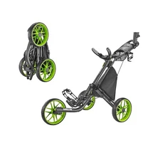 Caddytek CaddyLite EZ Fold Version 8 Golf Push Cart – Collapsible, Lightwe