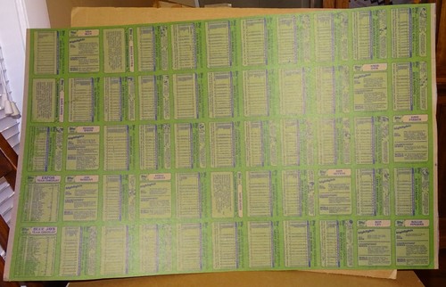 55 uncut 1982 Topps Baseball Cards - Seaver Yount Garvey Reardon Fingers etc - Picture 4 of 4