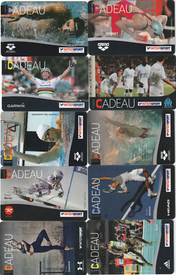## LOT 10 cards INTERSPORT ## GIFT CARD GIFT CARD - (France)