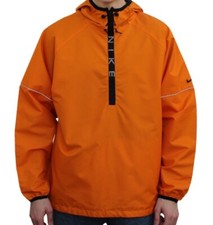 Nike Windbreaker Size XL 16-18 Orange Vented Lightweight Pullover Boy  sJacket