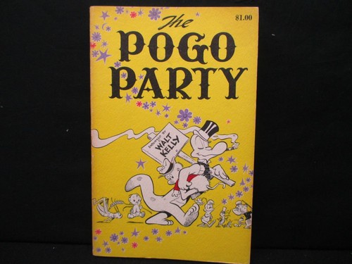 Libro de bolsillo Pogo Party Walt Kelly 1956 primera edición ¡Envío en caja! - Imagen 1 de 10