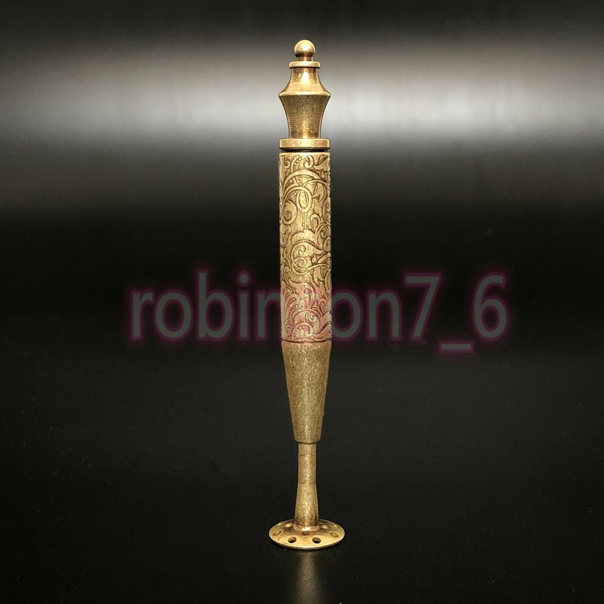 イギリスのアンティーク真鍮製タバコタンパー（Brass Pipe Tamper） イギリスのアンティーク真鍮製タバコタンパー（Brass Pipe Tamper）