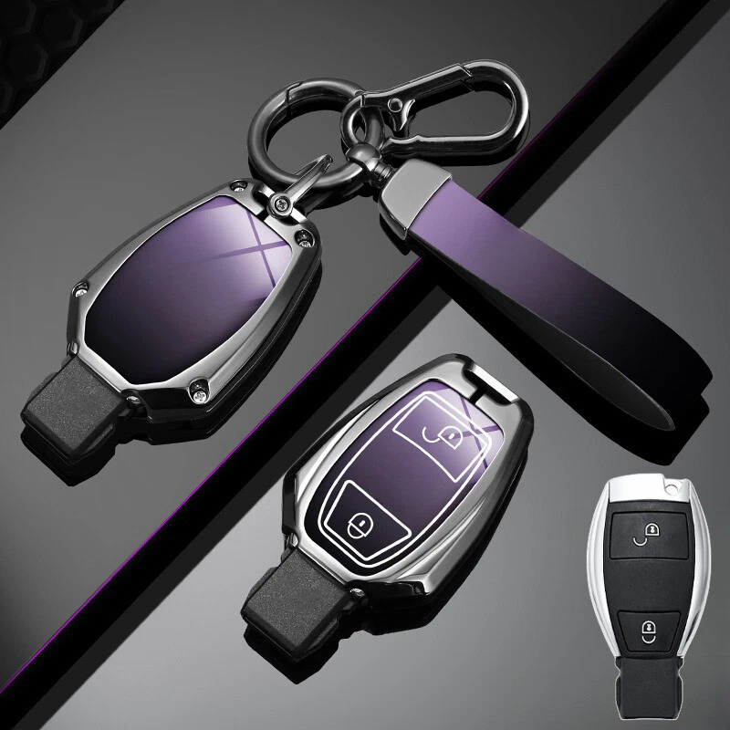 Zinc Alloy TPU Car Key Case Cover For Mercedes Benz A B C E S G M V SLK ML GLK Foto 4 de 4