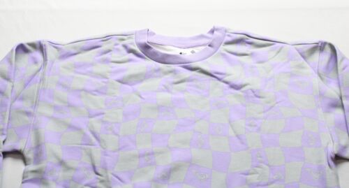 Roxy Women's Long Sleeve Kelia Cropped Sweatshirt AR8 Lavender Size XL NWT - Picture 2 of 3
